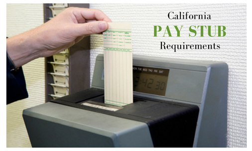 New California Law Will Change Pay Stub Requirements