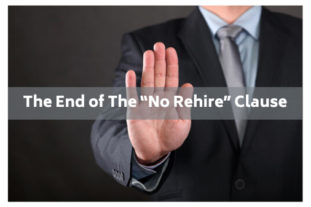 end of no rehire clause